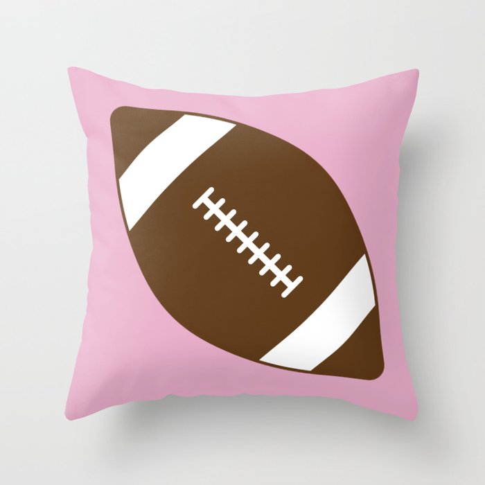 Football throw pillow store