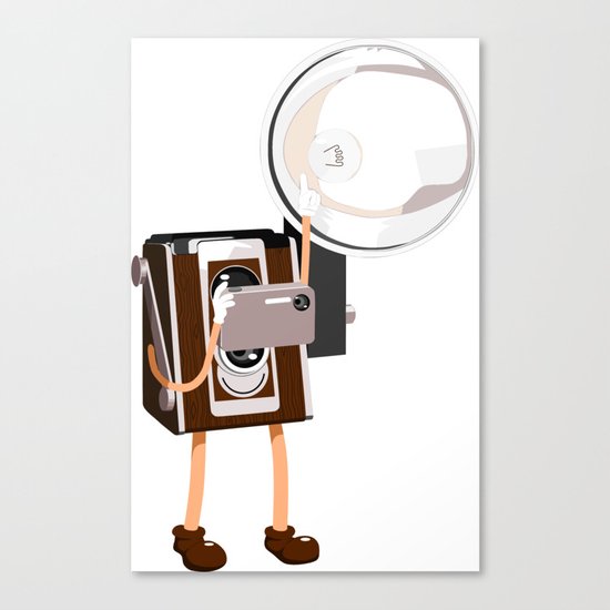 Cameraman Canvas Print
