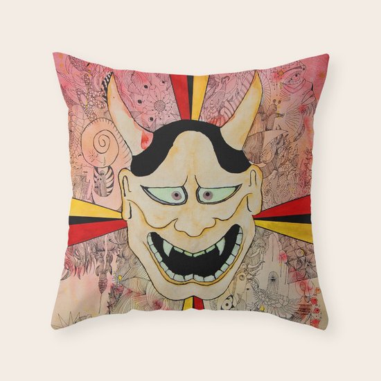 The Mask Throw Pillow