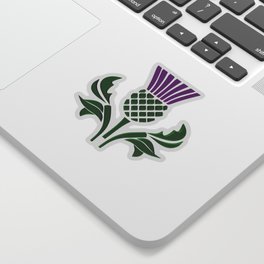 Scottish emblem thistle Sticker