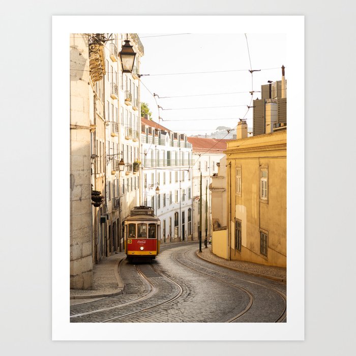 Tram | Lisboa | Portugal | sunrise Art Print