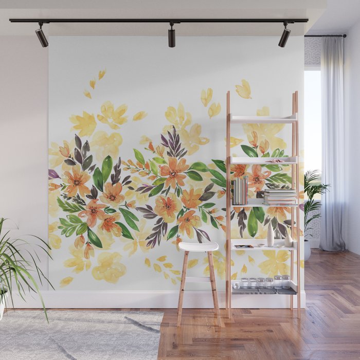 Floral bouquet "Felicity" Wall Mural