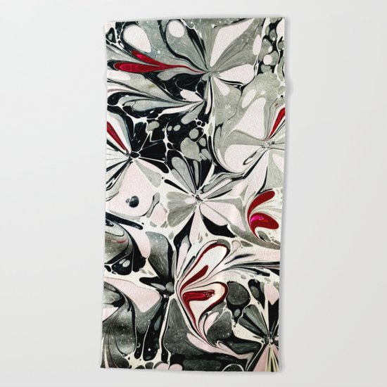 Watercolors Pattern Beach Towel