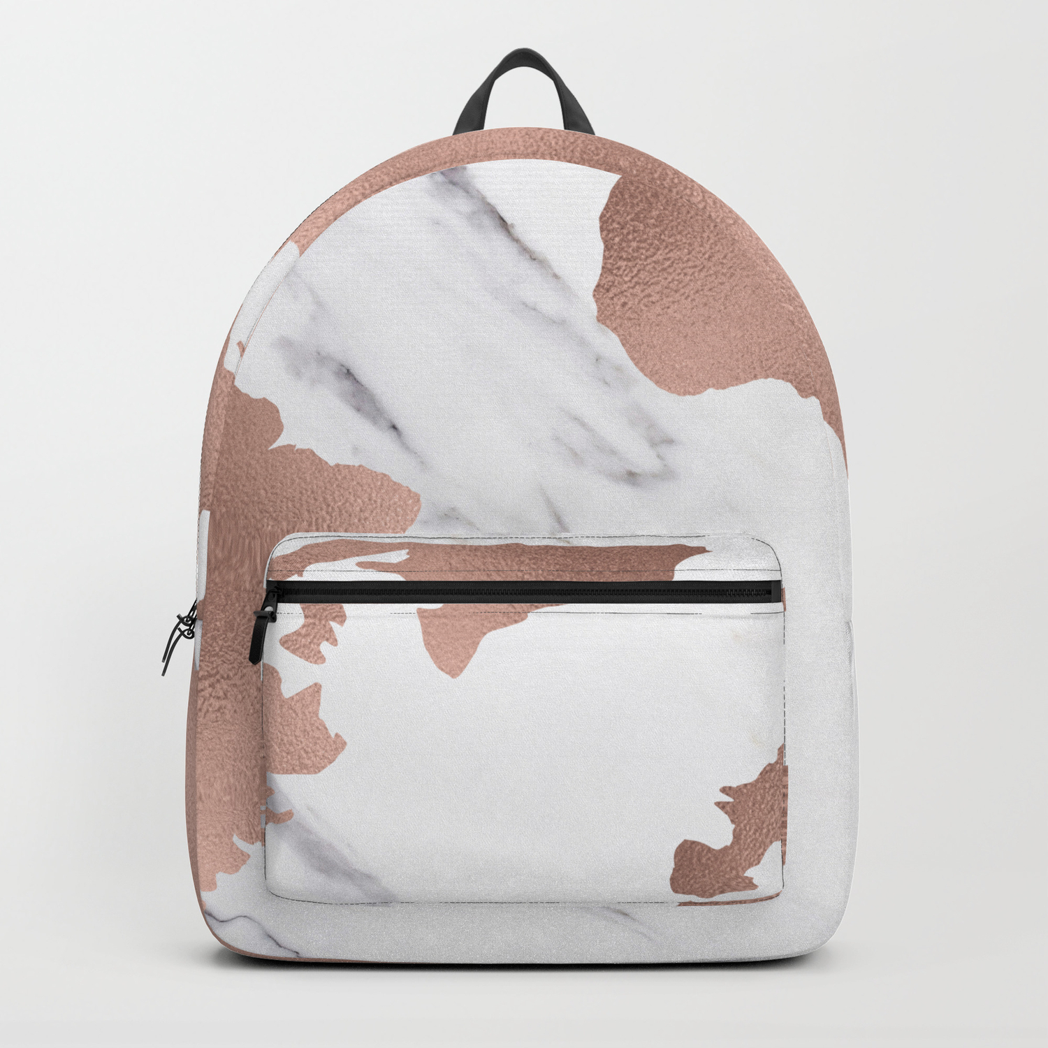 rose gold pink backpack