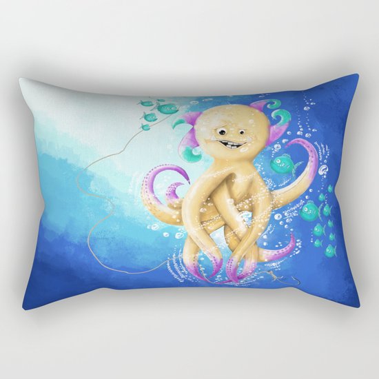 OCTOPUS MONSTER Rectangular Pillow