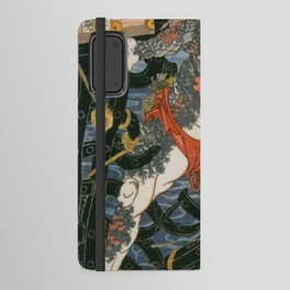 Utagawa Kuniyoshi - Of Brigands and Bravery: Kuniyoshi's Heroes of the Suikoden Warrior #5 Android Wallet Case