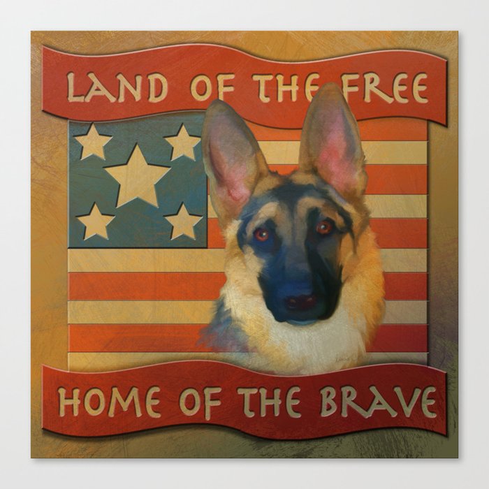 Home of the Brave Canvas Print