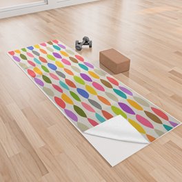 Modern Colorful Print Yoga Towel