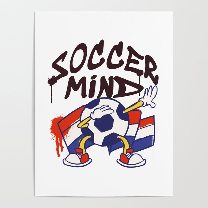 Soccer World Cup 2022 Qatar - Team: Netherlands Poster