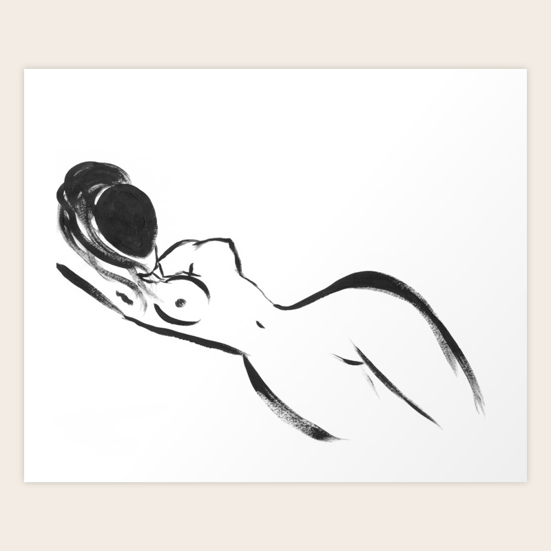Abstract Woman Art Art Print By Neilina Society6