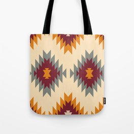 Aztec Southwestern pattern Navajo ornament Tribal Native American print Tote Bag