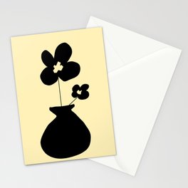 Minimal Flower pot Stationery Card