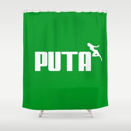 PUTA - PUMA PARODY Shower Curtain