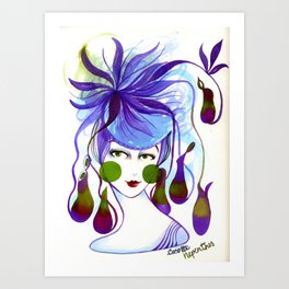 Cocotte Nepenthes Art Print | Nature, Love, Vintage, People 