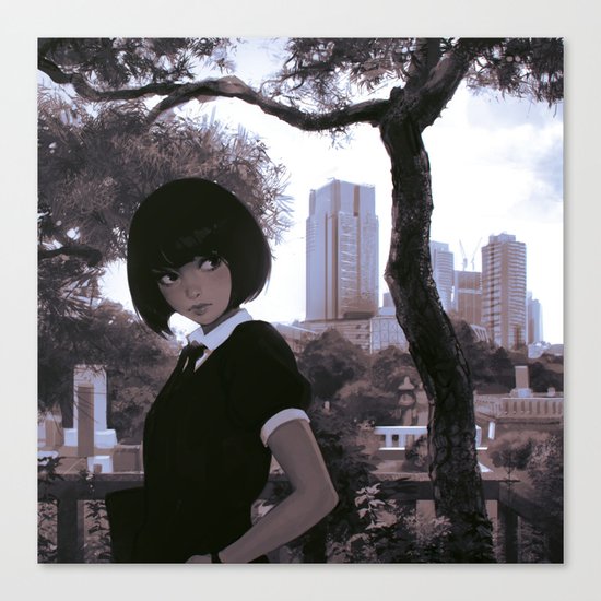 Cemetery Canvas Print