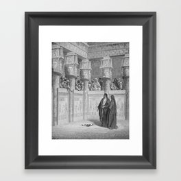 Moses and Aaron Appear before Pharaoh - Gustave Dore Framed Art Print