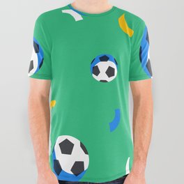 Soccer All Over Graphic Tee