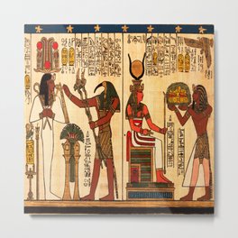 Egyptian Art  Metal Print