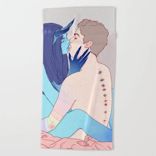 Kiss Beach Towel