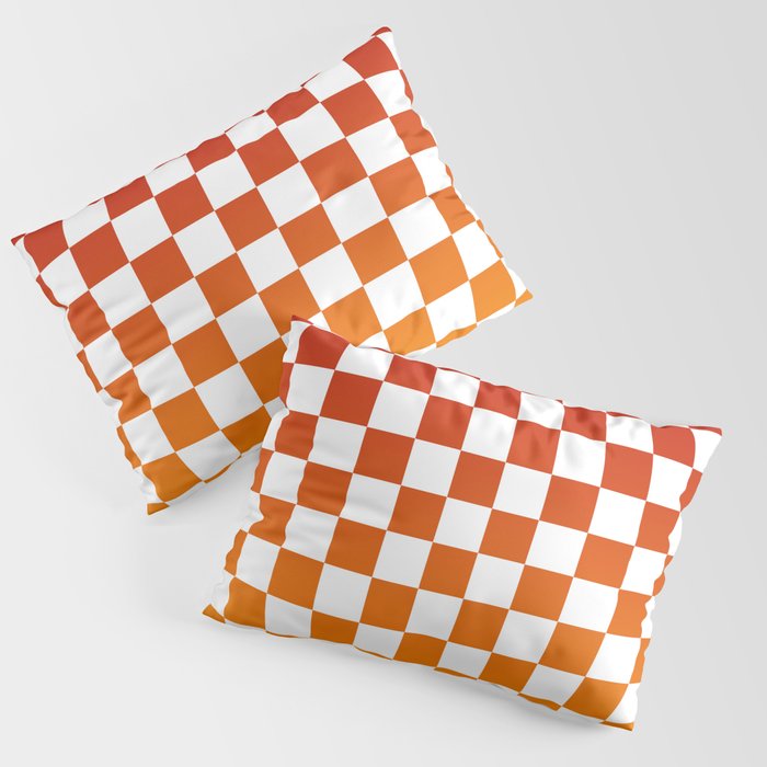 Chessboard Gradient Pillow Sham