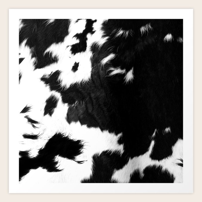 Rustic Cowhide Art Print by cadinera | Society6