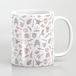Cute Dungeons and Dragons Pattern Coffee Mug