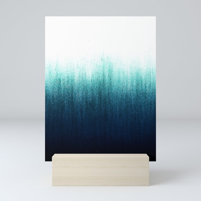 Teal Ombré Mini Art Print