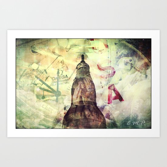 TIME FLYS... Art Print