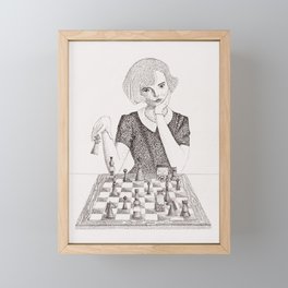 Chess Queen Framed Mini Art Print