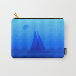 Sailing Blue Waves. Carry-All Pouch