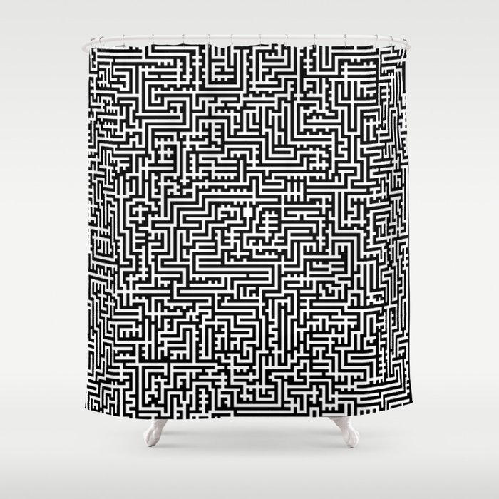 Maze 1 Shower Curtain