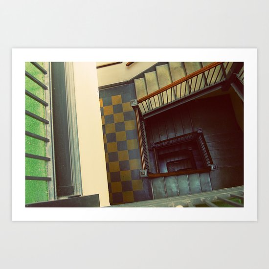 Spiral Staircase Art Print