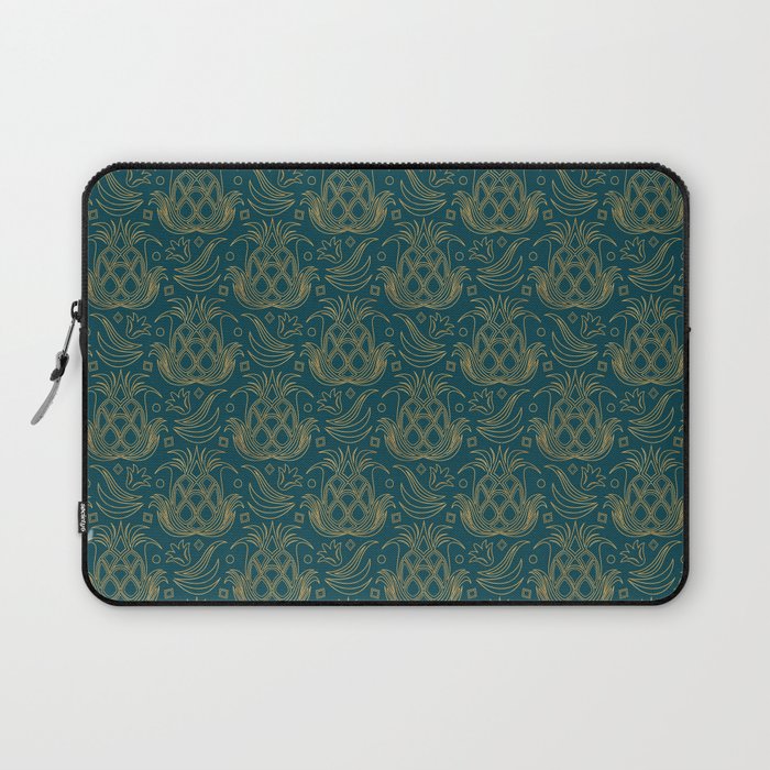 Luxe Pineapple // Teal Laptop Sleeve