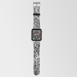 black and white Apple Watch Band