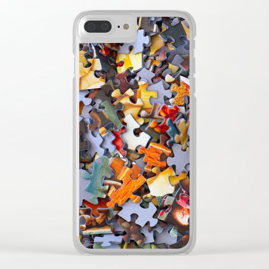 Puzzle Clear iPhone Case