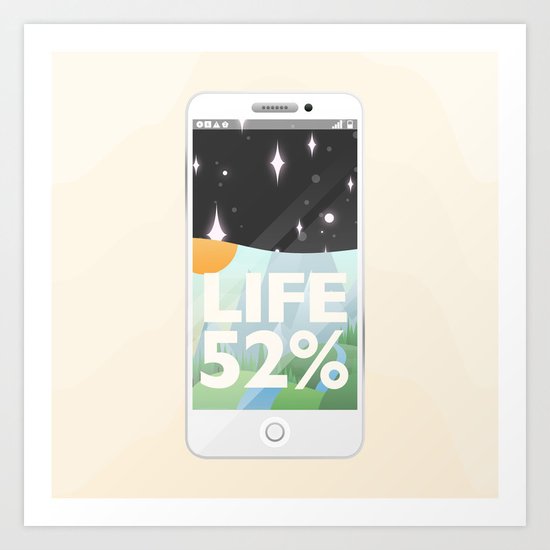 Charge Your Life Art Print