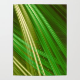 Green Swirl Poster
