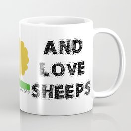 Keep calm and love sheeps Coffee Mug