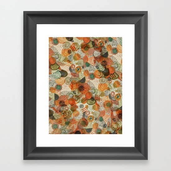 Tomatoes and pickles Framed Art Print