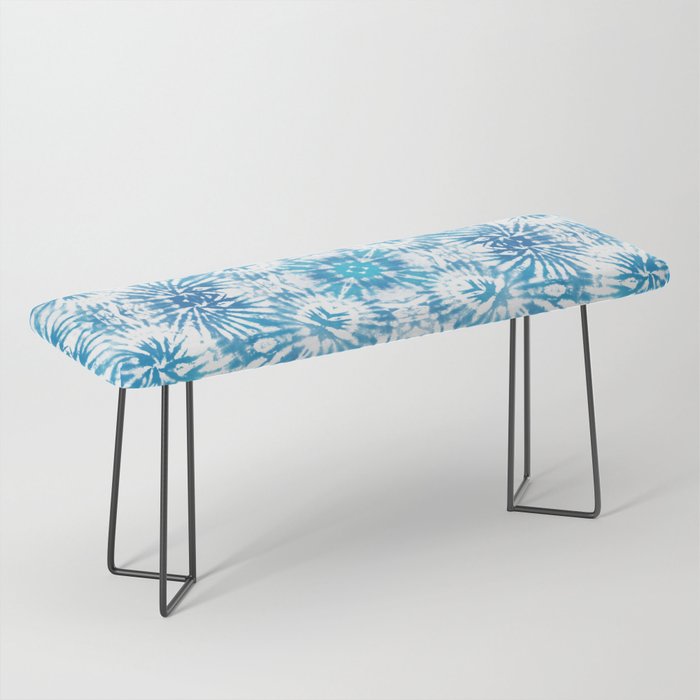 Abstract Blues Hippy Bench