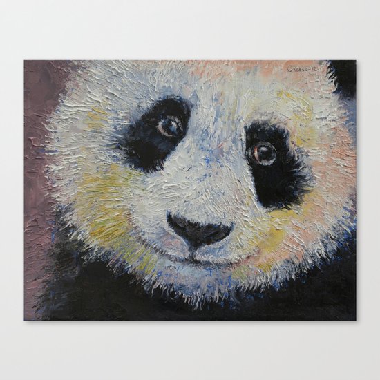 Panda Smile Canvas Print