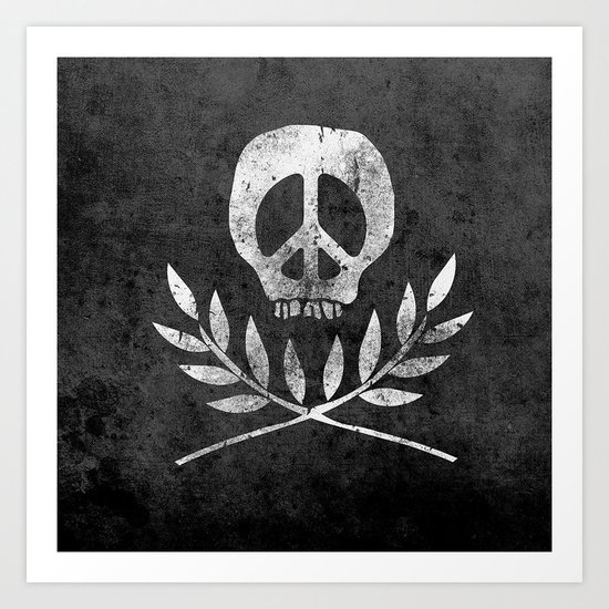 Peace is Death Art Print