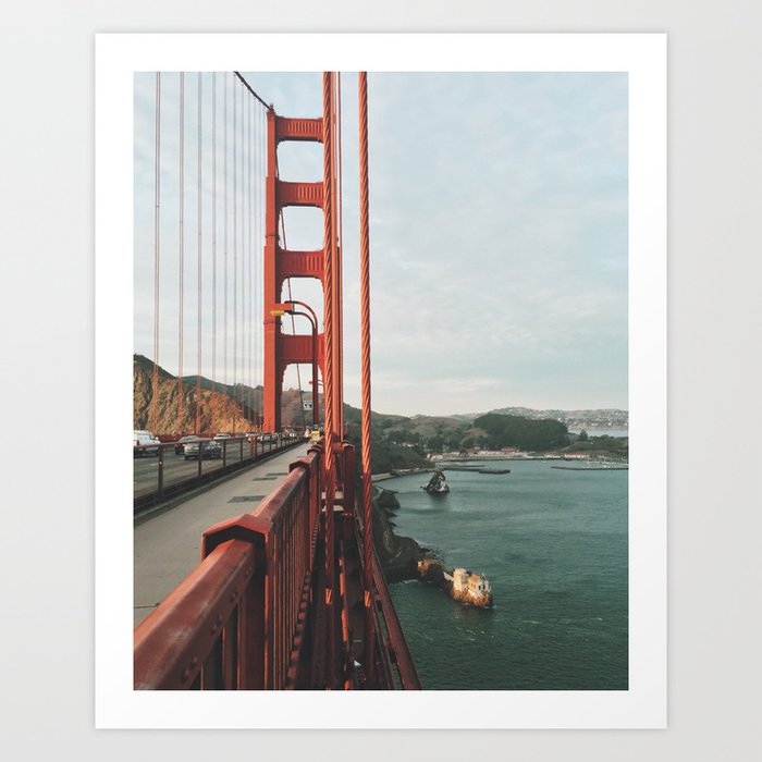 golden gate bridge Art Print