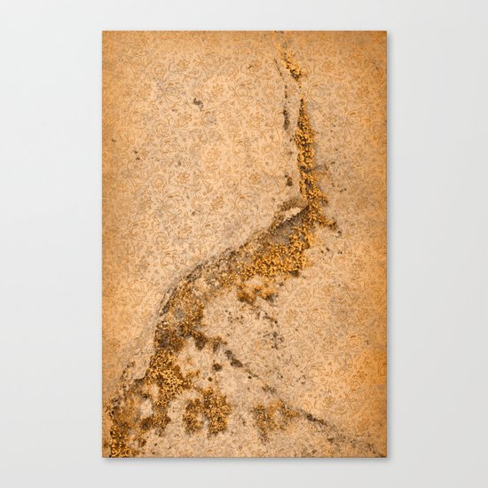 Vintage Moss Flourishes Canvas Print