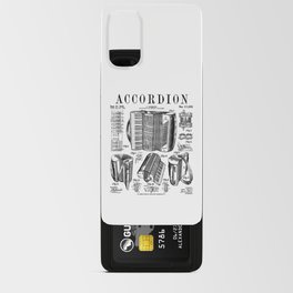 Accordion Player Accordionist Instrument Vintage Patent Android Card Case
