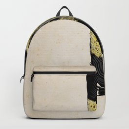 Yellow Tailed Black Cocaktoo Feather Backpack