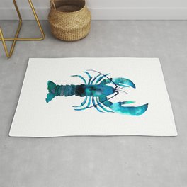 Blue Lobster Area & Throw Rug