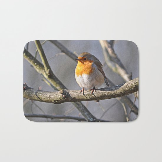 Robin Redbreast Bath Mat