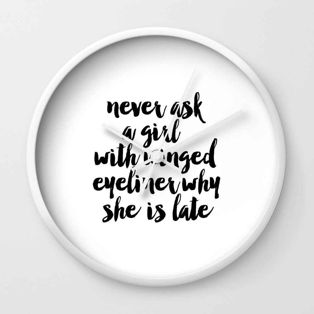 Makeup Quote Eyeliner Eyelash Eyebrow Makeup Wall Art Beauty Quote