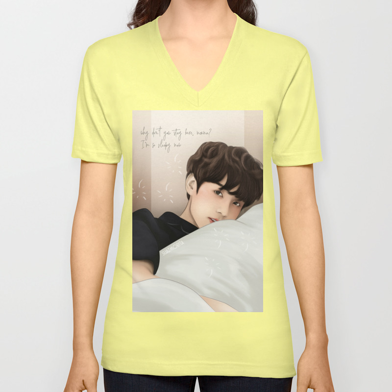 Bts Jungkook Fanart Unisex V Neck By Moritajung Society6